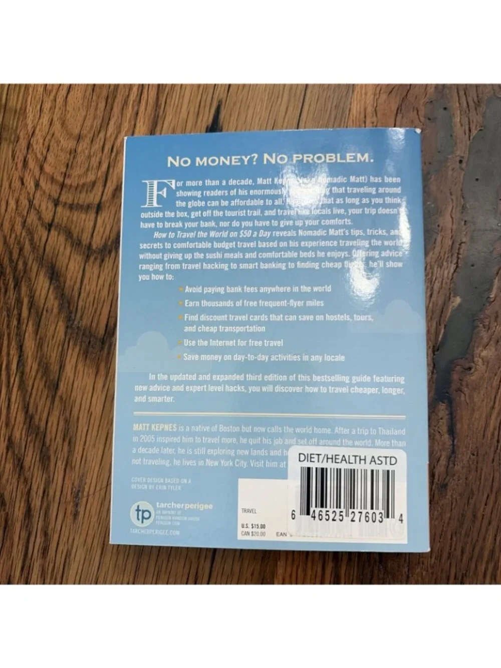 How to Travel the World on $50 a Day Matt Kepnes Third Edition Paperback